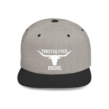 Long horn WHITE TWFR snap back
