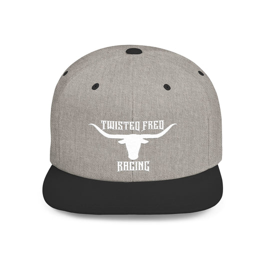 Long horn WHITE TWFR snap back
