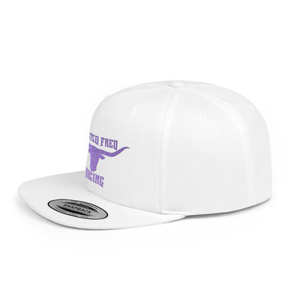 Long horn PURPLE TWFR snap back