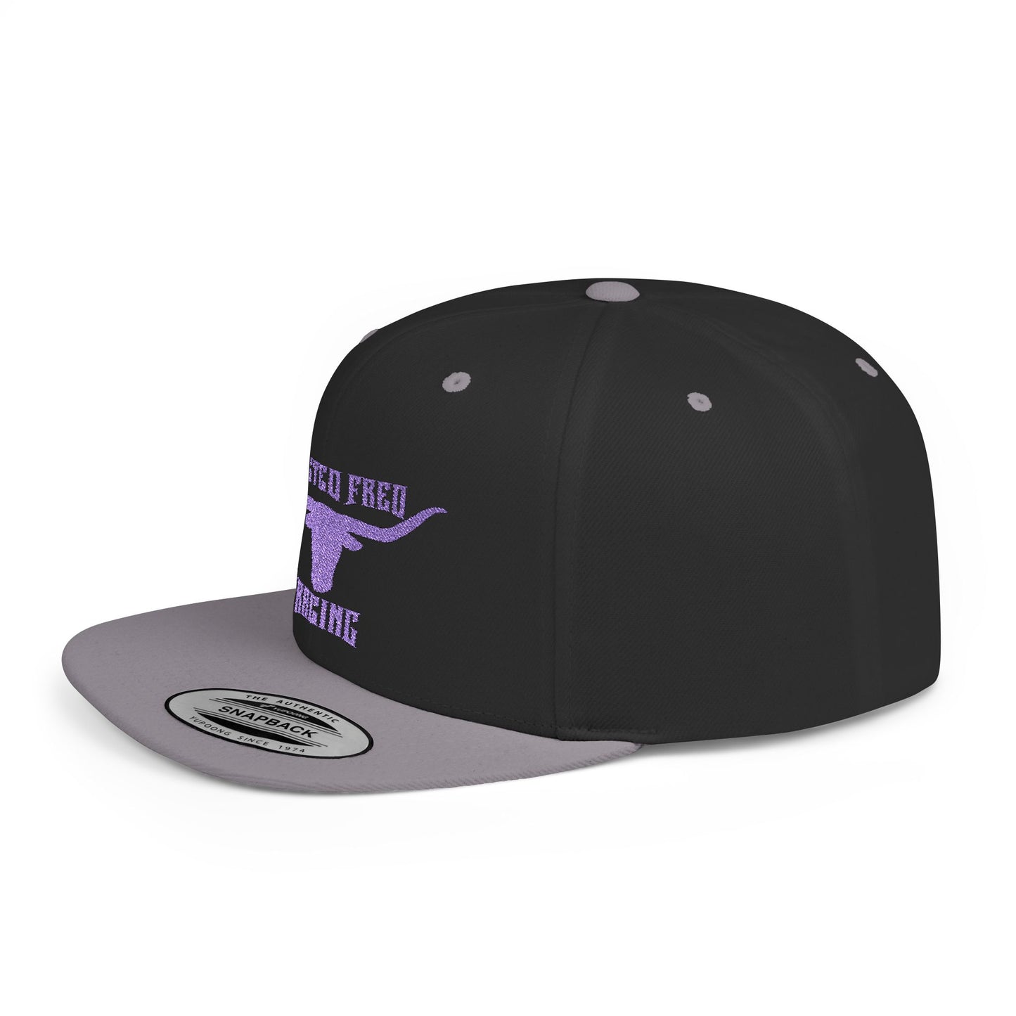 Long horn PURPLE TWFR snap back