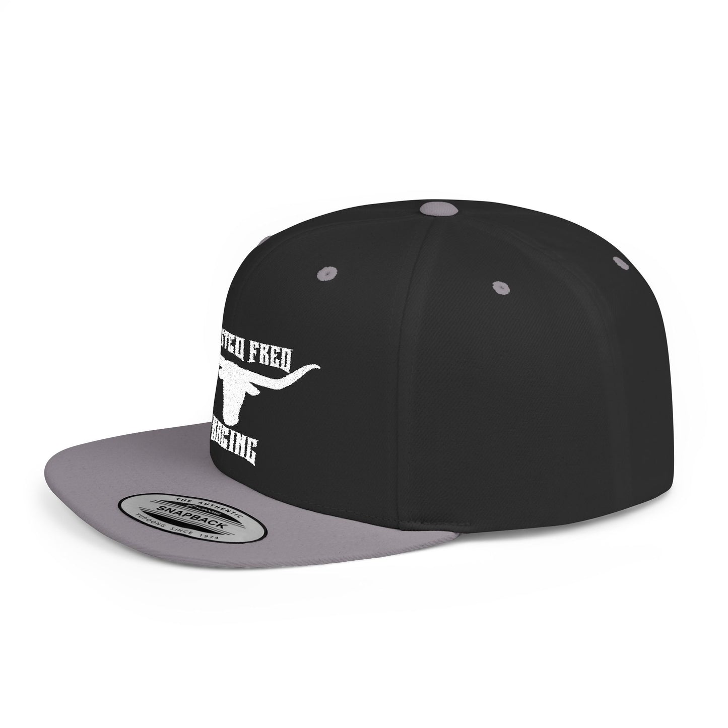 Long horn WHITE TWFR snap back
