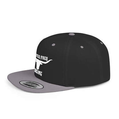 Long horn WHITE TWFR snap back