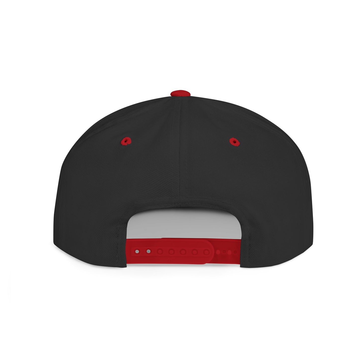 When in doubt throttle out red flat brim snapback