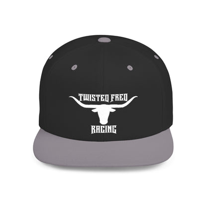 Long horn WHITE TWFR snap back
