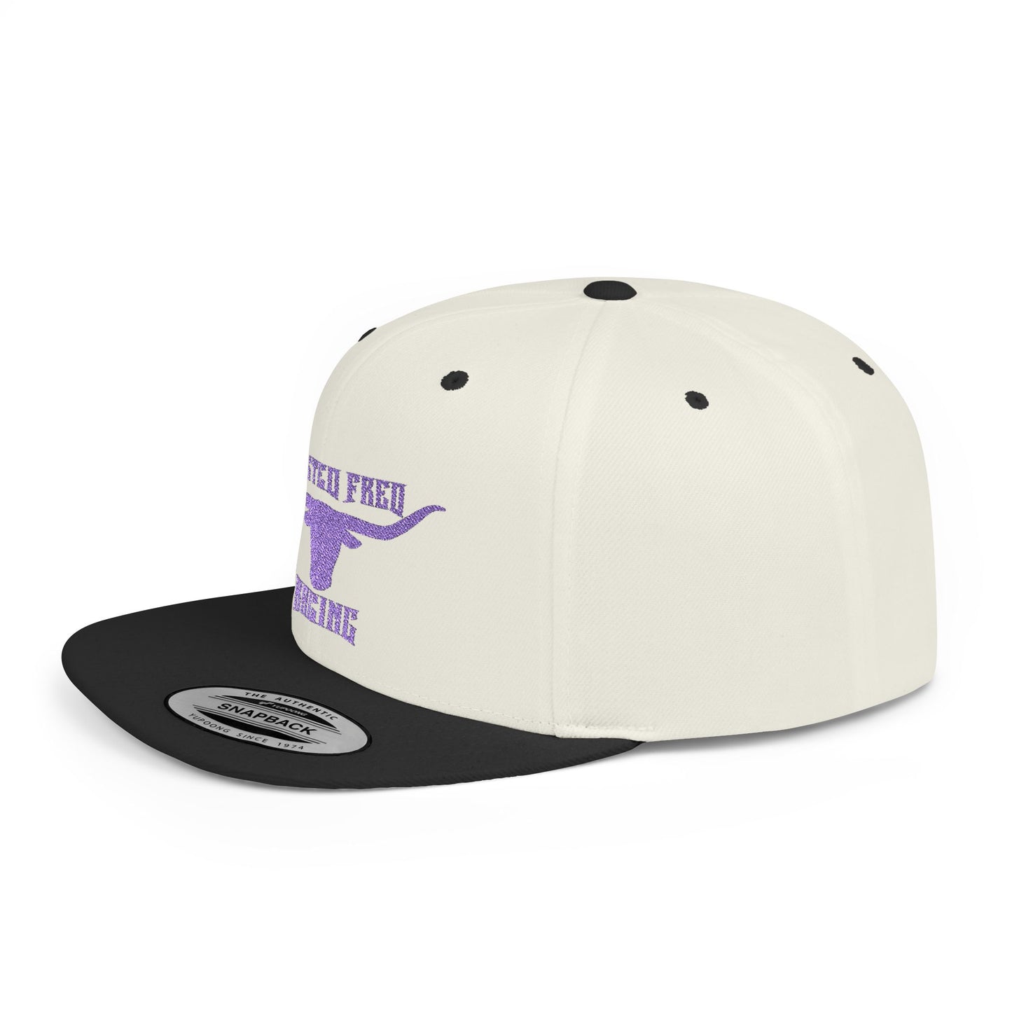 Long horn PURPLE TWFR snap back