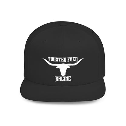 Long horn WHITE TWFR snap back