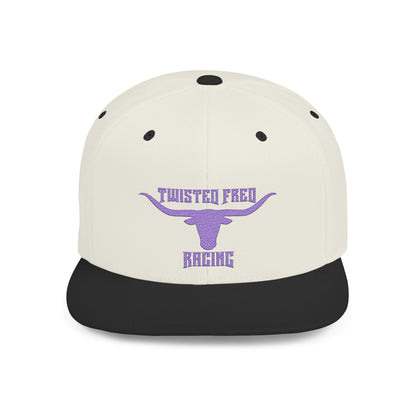 Long horn PURPLE TWFR snap back
