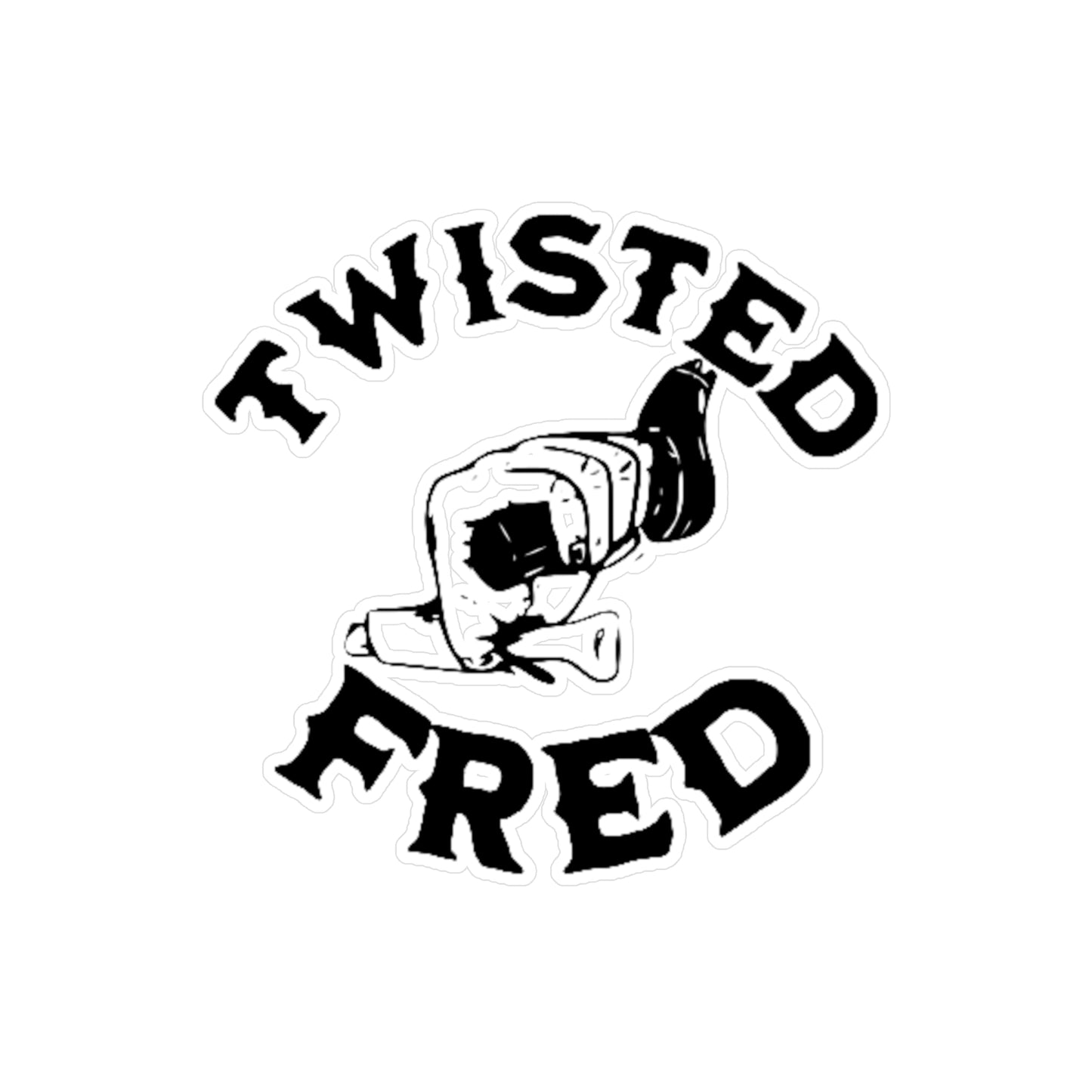 Classic Twisted Fred sticker