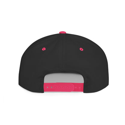 When in doubt throttle out black flat brim snapback