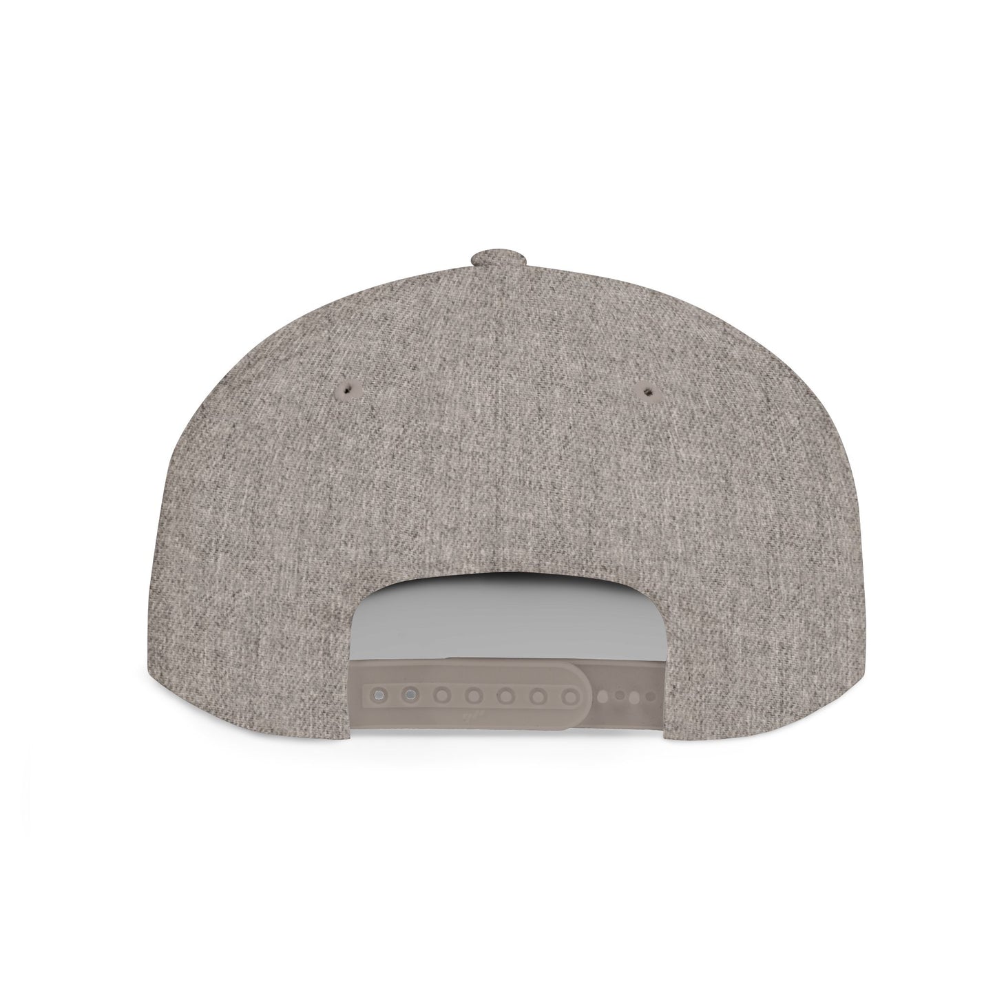 When in doubt throttle out white flat brim snapback