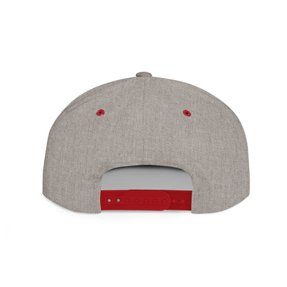 When in doubt throttle out red flat brim snapback
