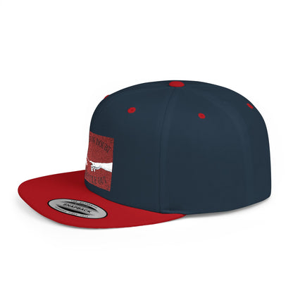 When in doubt throttle out red flat brim snapback
