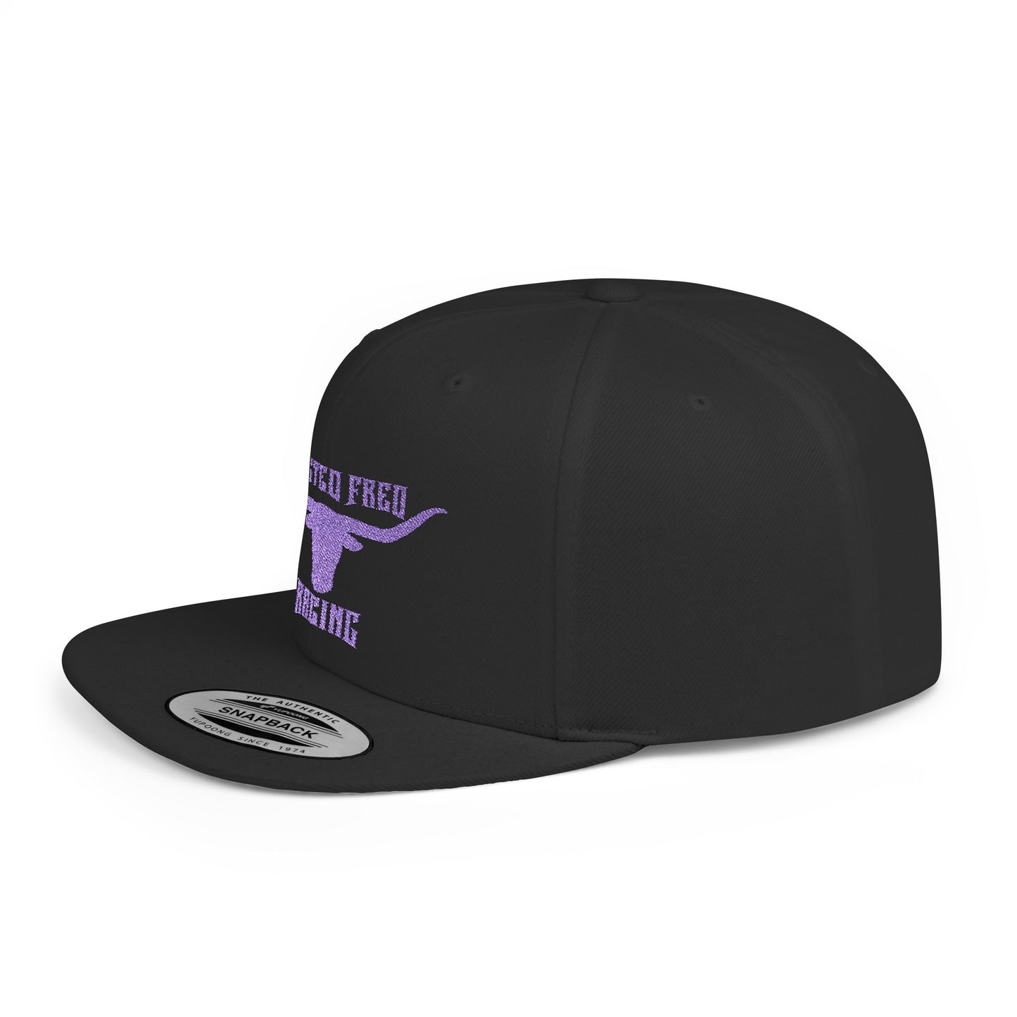 Long horn PURPLE TWFR snap back