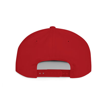 When in doubt throttle out red flat brim snapback