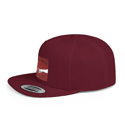 When in doubt throttle out red flat brim snapback