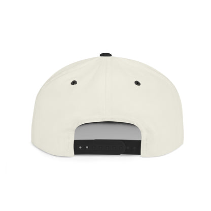 When in doubt throttle out black flat brim snapback
